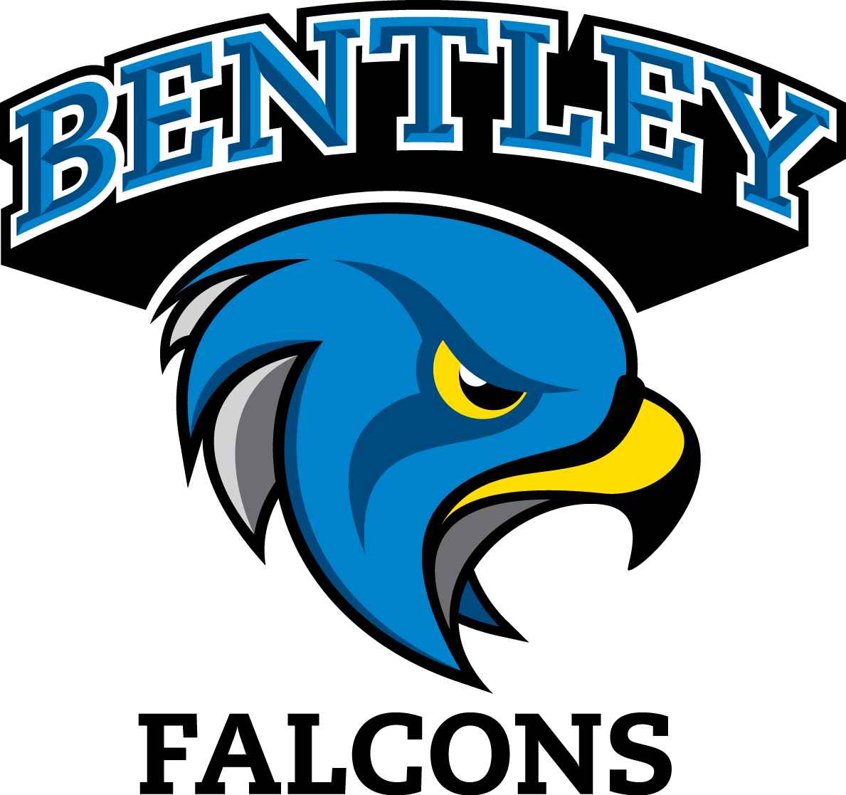 Bentley Falcons 2013-Pres Alternate Logo vinyl decal